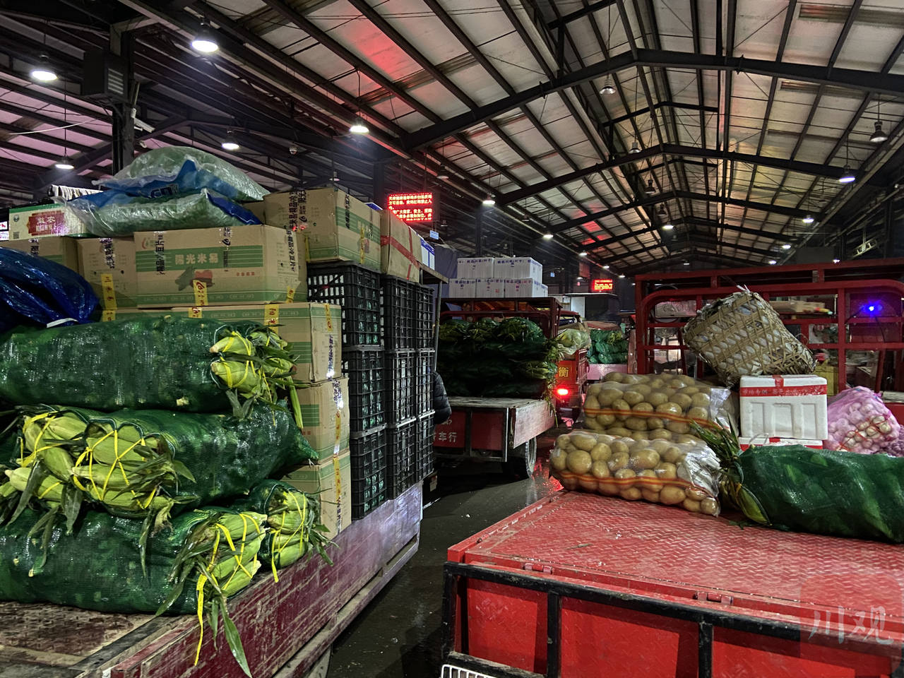 汕頭市農副產品市場中的升裕蔬菜批發行